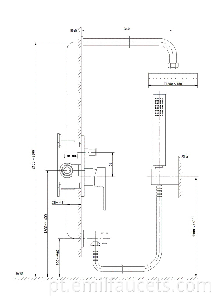 shower head tap